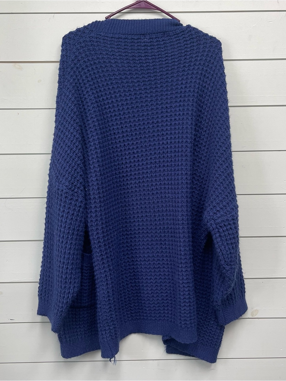 Tarse blue knit cardigan women's size XL - Picture 2 of 3